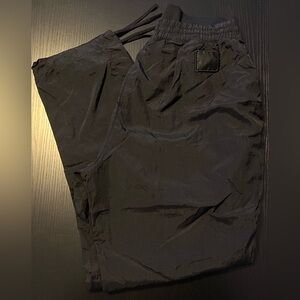 Gymshark Black Track Pants High-Waisted Relaxed Fit